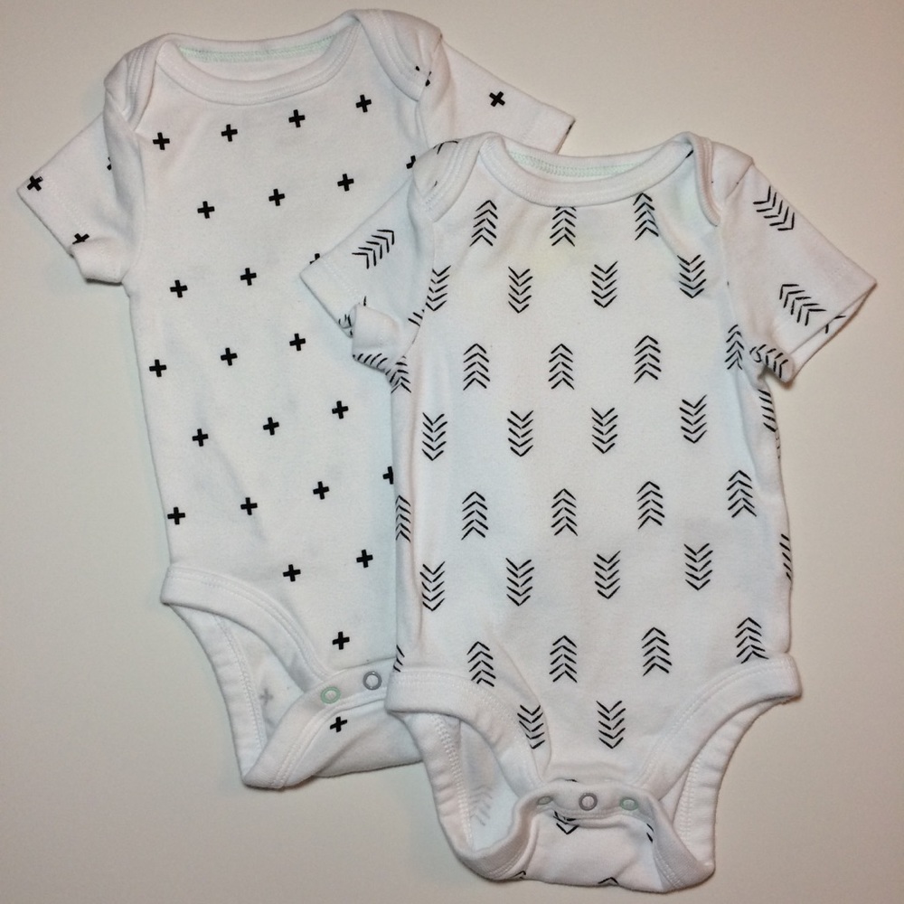 Two Piece Onesie Bundle Size: 0-3 Months